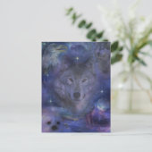 Wolf – パックのリーダー ポストカード (スタンド正面)