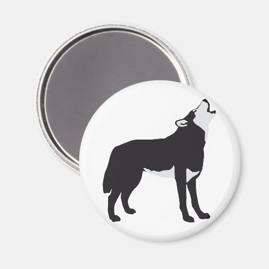 wolf マグネット (正面/裏面)