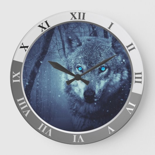 Wolf ラージ壁時計 (正面)