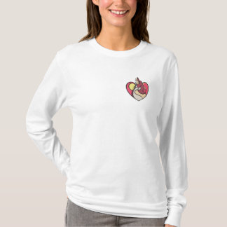 WOLF =文字なし、胸の小さなエンブレム Tシャツ