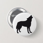 wolf 缶バッジ (正面&裏面)