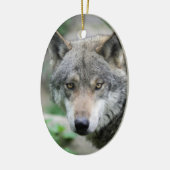 Wolf_011 セラミックオーナメント (左)