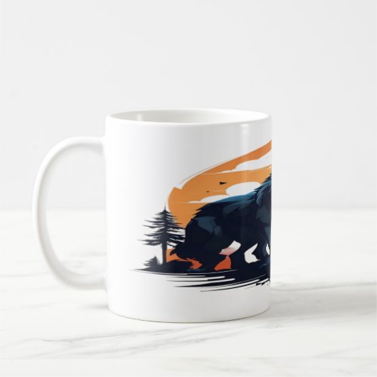 Wolf 06 コーヒーマグカップ (左)