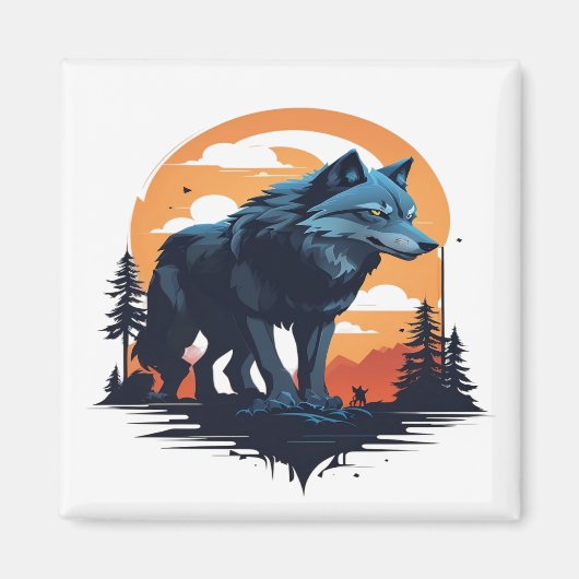 Wolf 06 マグネット (正面)