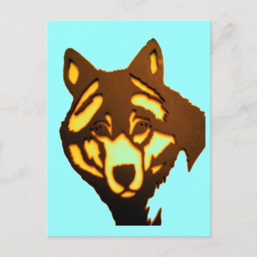 Wolf 1ポストカード ポストカード (正面)