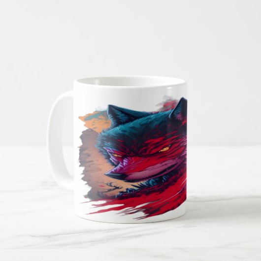 Wolf 14 コーヒーマグカップ (正面左)