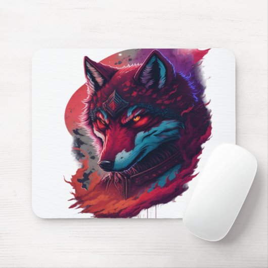 Wolf 15 マウスパッド (マウス)