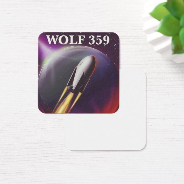 Wolf 359 "for an Adventure"宇宙旅行ポスター (デスク)