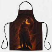  wolf All-Over Print Apron エプロン (正面)