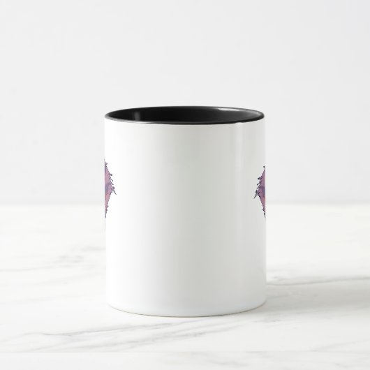 Wolf and Mountain Mug マグカップ (中央)