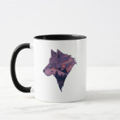 Wolf and Mountain Mug マグカップ (左)