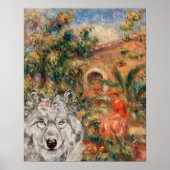 Wolf and Renoir's Farmhouse Painting ポスター (正面)