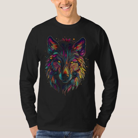 Wolf  Animal  Animal W 3 Tシャツ (正面)