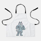 Wolf as Bodybuilder extreme エプロン (正面)
