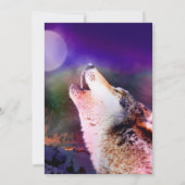 Wolf at night 招待状 (裏面)