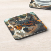 Wolf at the beach コースター (左側)