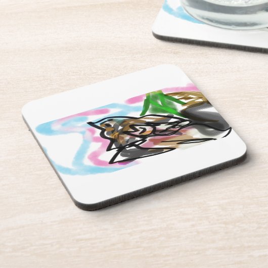 Wolf autumn joy コースター (左側)