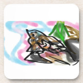 Wolf autumn joy コースター (正面)