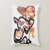 Wolf Autumn sunset アクセントクッション (正面(垂直))