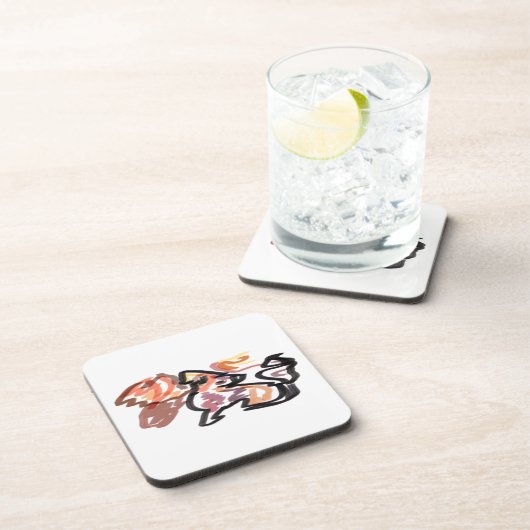 Wolf Autumn sunset コースター (右側)