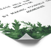 Wolf baby shower - Help the Busy Mom-to-Be  ポスター (角)