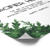 Wolf baby shower - Pacifier hunt game ポスター (角)