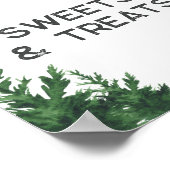 Wolf Baby Shower Sweets and Treats ポスター (角)