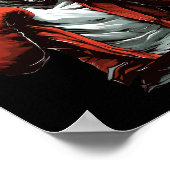 Wolf Boxer Boxing Mixed Martial Arts Kickboxing  ポスター (角)