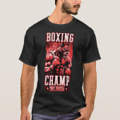 Wolf Boxing Champ _ Boxer Fighter Motivation  Tシャツ (正面)