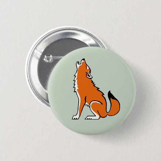 Wolf - button 缶バッジ (正面&裏面)