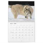 Wolf Calendar カレンダー (3月 2027)