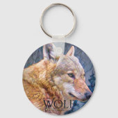 WOLF [Can key chain] キーホルダー (正面)