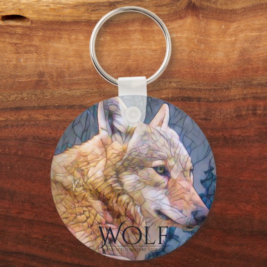 WOLF [Can key chain] キーホルダー (正面)