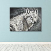 WOLF：Canvas Print キャンバスプリント (インサイチュ (ウッドフロア))