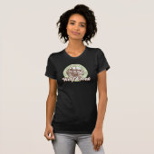Wolf Creekの女性ピンクかブラウンのティー Tシャツ (正面フル)