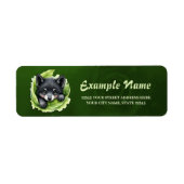 Wolf cub in the green ラベル (正面)