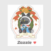 wolf Custom-Cut Vinyl Sticker シール (シート)