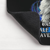 Wolf Don't Judge Me You Can't Handle Half  マウスパッド (コーナー)