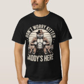 Wolf Dont Worry Kitten Daddys Here Meme Cringe Tシャツ (正面)