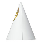 Wolf & Dragon金ゴールドホワイトウィザードパーティーハット パーティーハット (裏面)