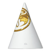 Wolf & Dragon金ゴールドホワイトウィザードパーティーハット パーティーハット (右)