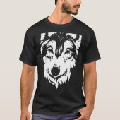 Wolf drawing tシャツ (正面)