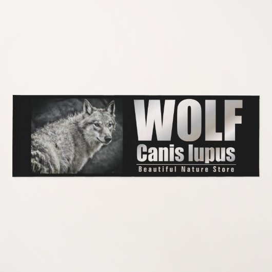 WOLF [Extra Long Yoga Mat] ヨガマット (正面(横))