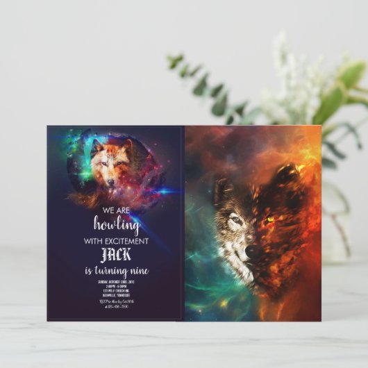 Wolf fire and ice 招待状 (スタンド正面)