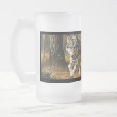 Wolf Frosted Glass Mug style 1 フロストグラスビールジョッキ (左)