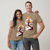 Wolf Glass Coffee Nature Camping Hiker Camping fri Tシャツ (ユニセックス)