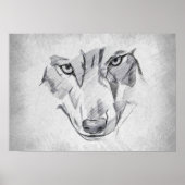 Wolf - Graphic Drawing ポスター (正面)