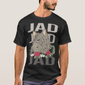 Wolf Head - Jad 名前 Tシャツ (正面)