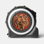 Wolf Head on Red メジャー (正面)