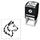 Wolf Head Profile セルフインキングスタンプ (インサイチュ)